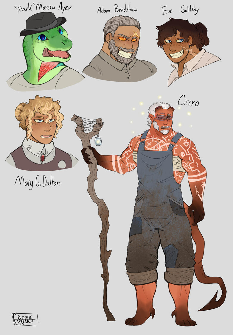 Hell's Horizon: Nonplayable Characters Illustration, 2025