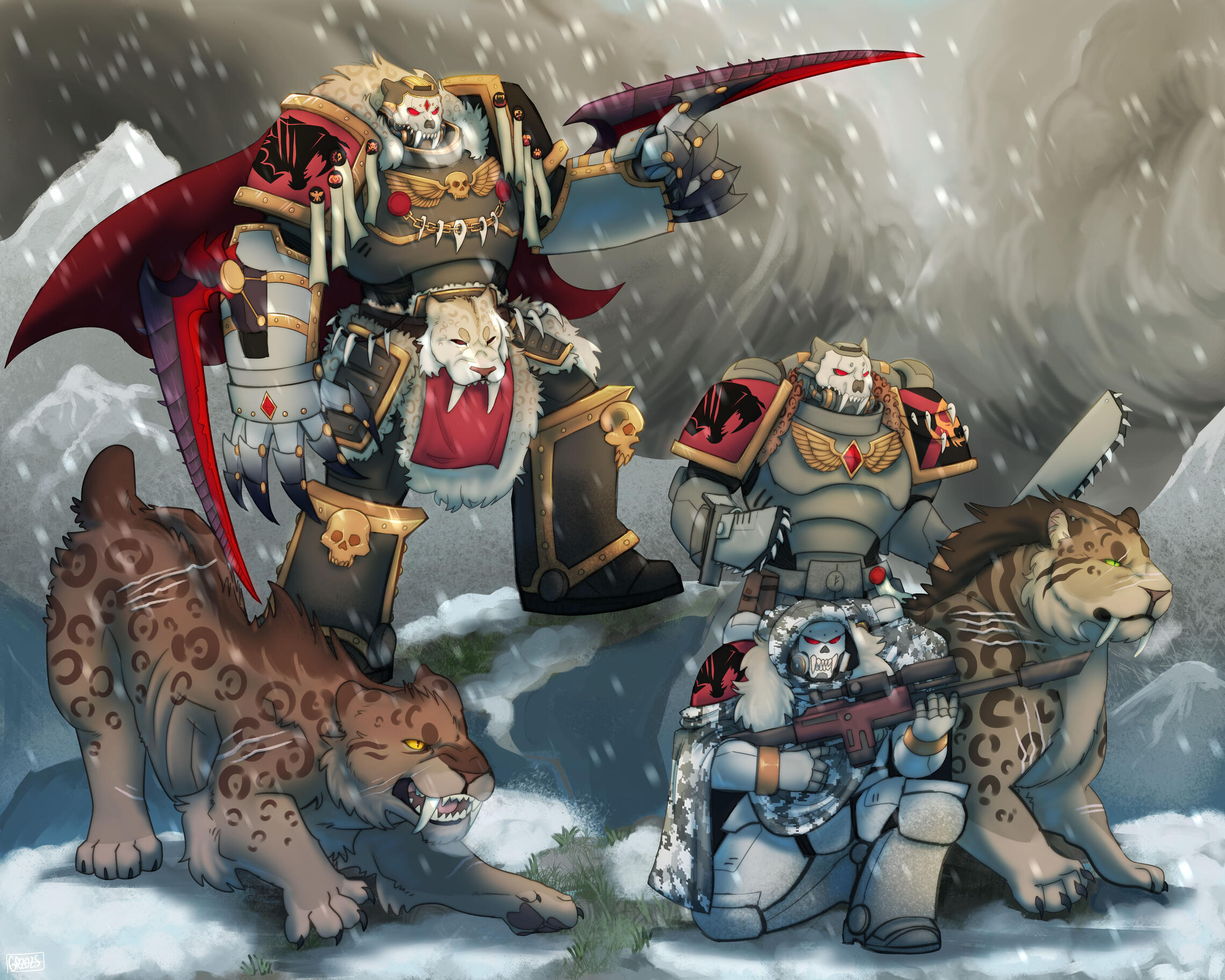 Poster Illustration based on Warhammer, 2025